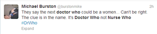 Illustration for article titled Why Can't the Doctor Be a Woman?